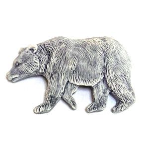 Медведь бурый 3 (барельеф) / магнит